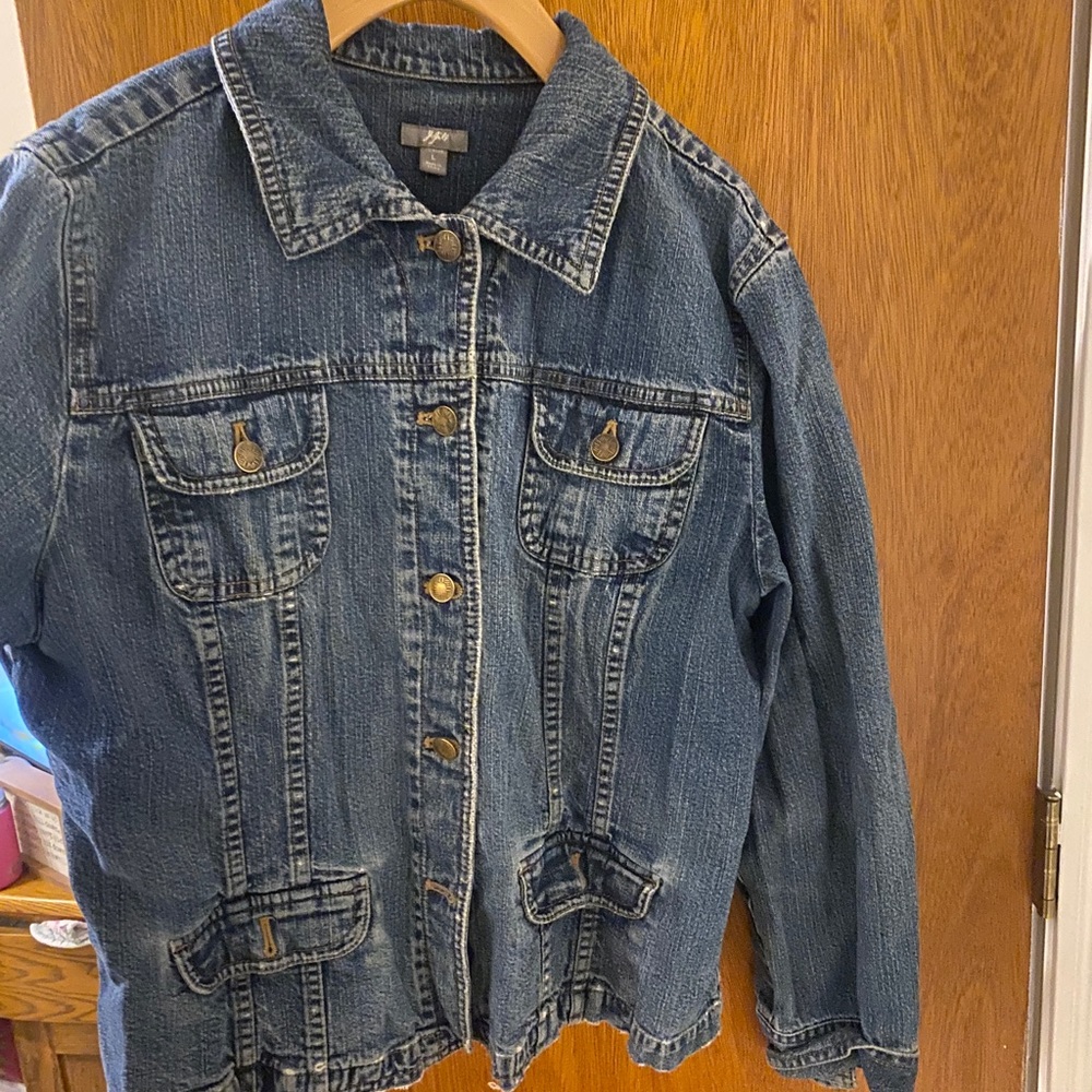 J Jill Jean Jacket